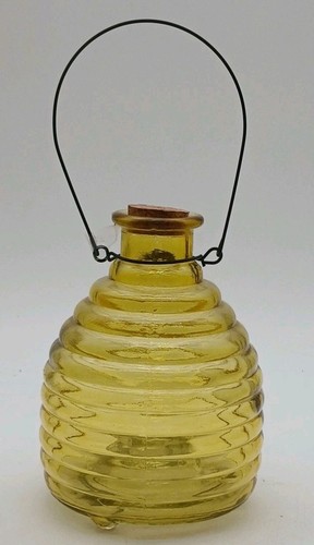 Vintage yellow bee fly wasp - vintage,